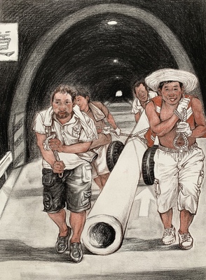 天津美术联考改革速写